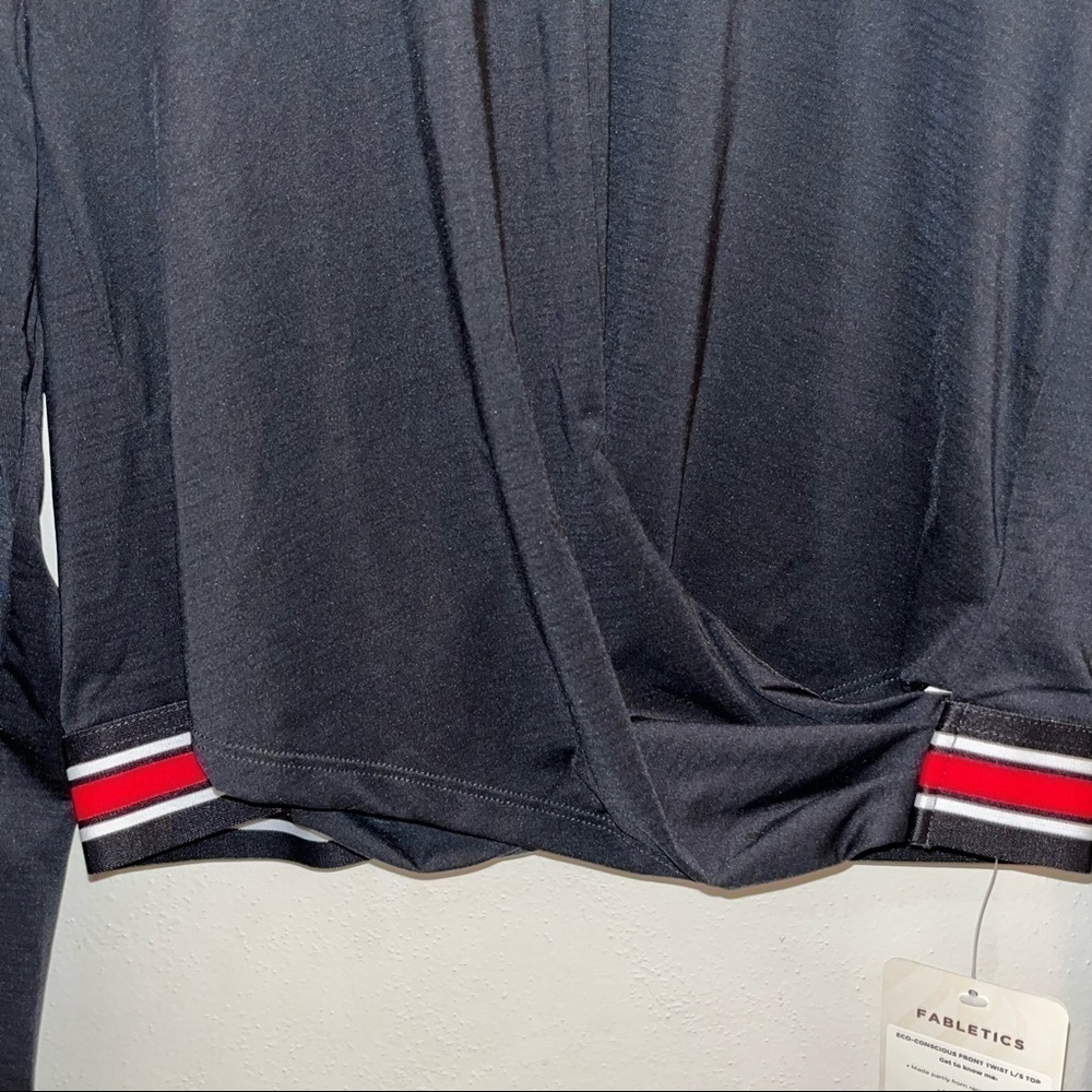 New with Tags Fabletics Eco Conscious Front Twist Top Women’s Size XL 12/14 - Picture 3 of 10